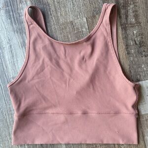 lululemon athletica Dusty Rose Ribbed Tank Top